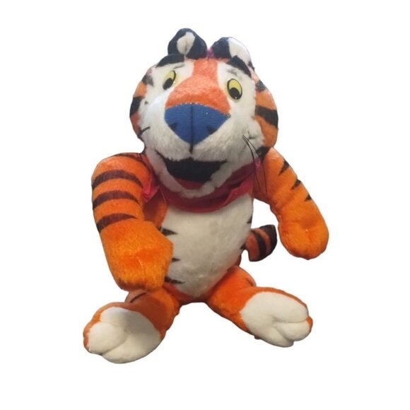 Vintage 1997 Tony the Tiger Stuffed Plush Toy Kellogg's Frosted Flakes Nostalgia - Picture 1 of 13